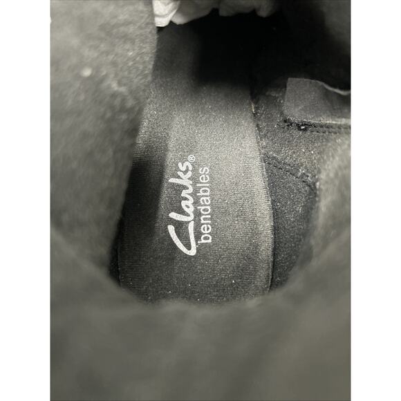 Clarks Bandables Black Leather Boots Bootie Women’s Size 7.5M - Picture 8 of 10